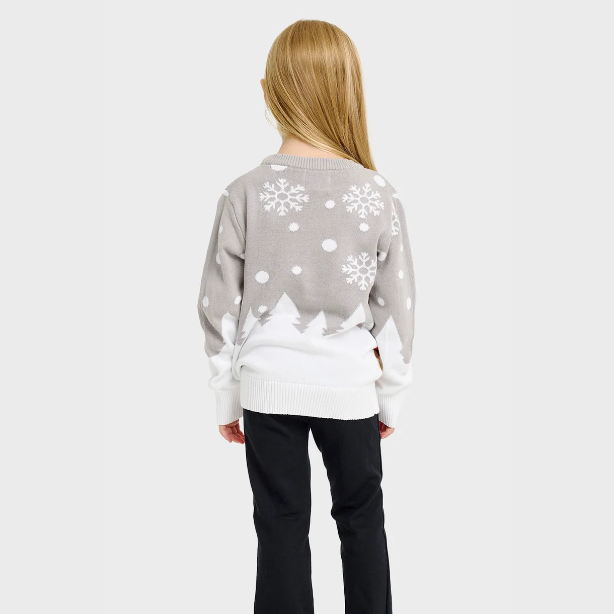 Christmas Sweater Unisex Jungs & Mädchen Weihnachtspullover in Grau mit Rudolf Rentier Christmas Sweater Unisex Jungs & Mädchen Weihnachtspullover in Grau mit Rudolf Rentier