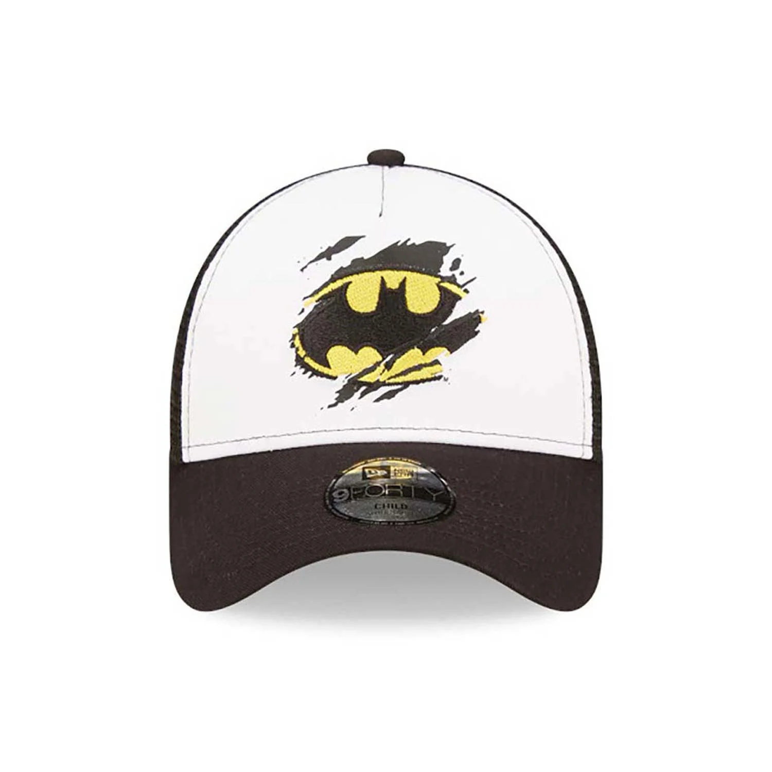 New Era Kids 9FORTY Trucker Cap - Batman Schwarz/Weiß