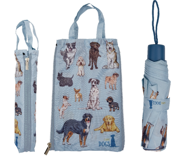 Coppenrath Spiegelburg Taschen Regenschirm & Duo Bag - I love Dogs Regenschirm Hundeliebe