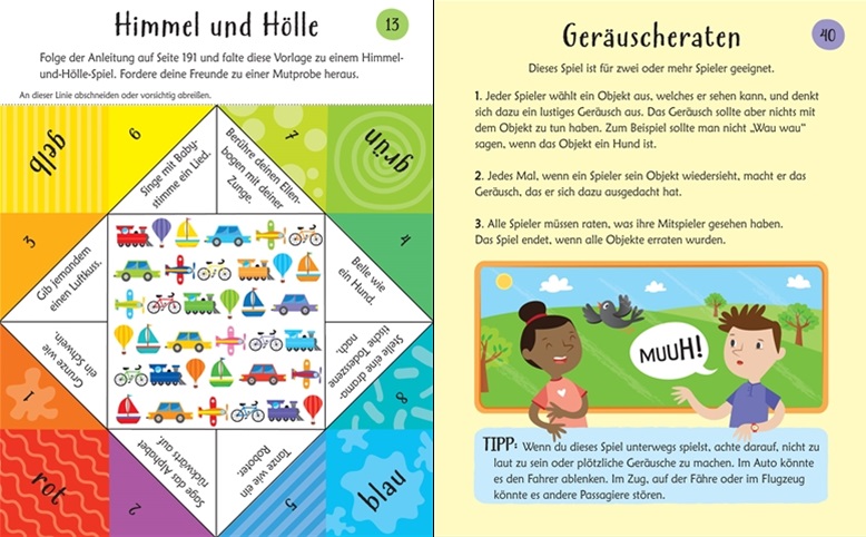 Usborne Urlaubsspiele für Unterwegs