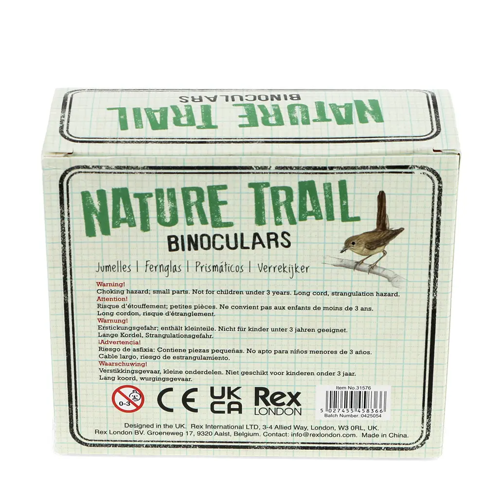Rex London Kinderfernglas in Grün mit Tasche - Naturpfad