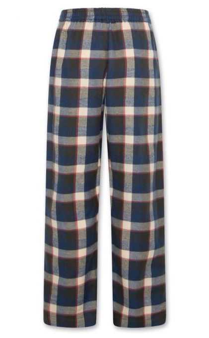 AOPJKARO-Pyjama-Hose AO 76 Flannel Pyjama Hose - Blau & Grün Oliv Karo
