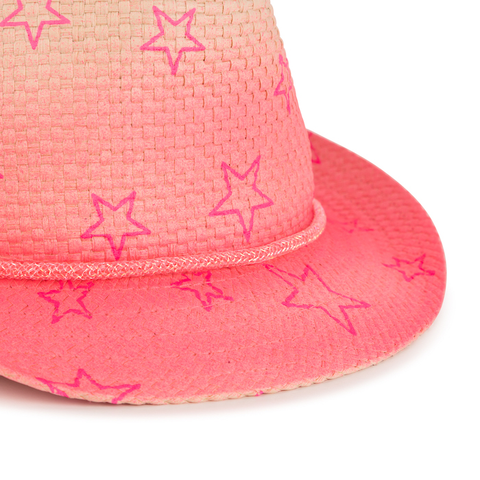 Billieblush Hut mit Neon Pink Sterne