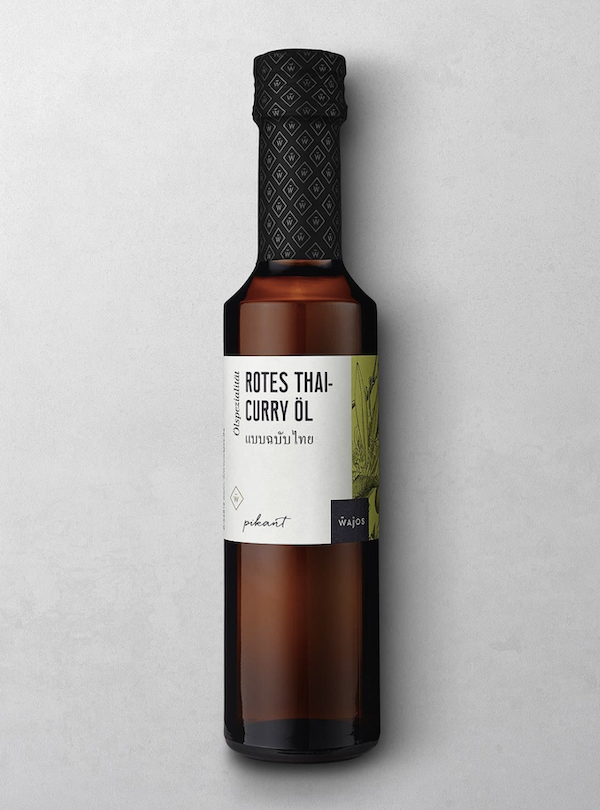 Wajos Rotes Thai-Curry Öl 250 ml 