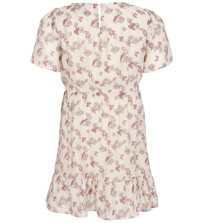 EW512-1 Petit by Sofie Schnoor Kleid - Antique White mit Blumen