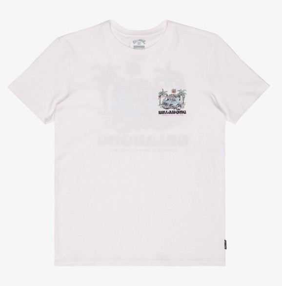 Billabong Rush To Relax - T-Shirt für Jungen in Weiß - Surfer Bus