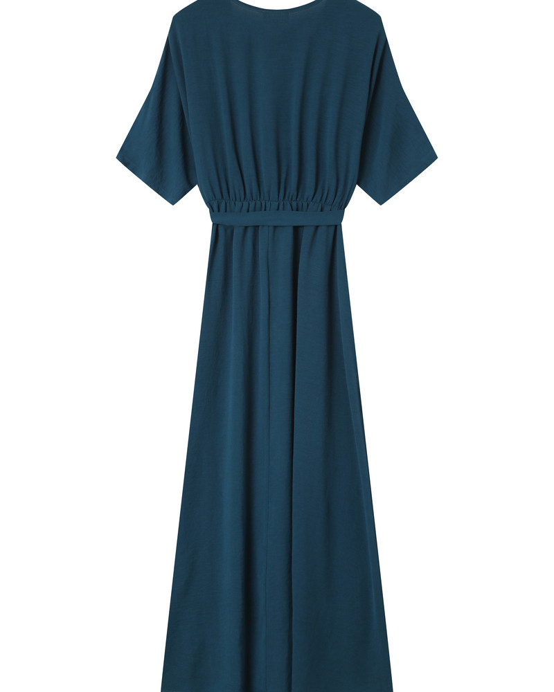 Grace & Mila Maude Langes Kleid in Emerald Grün