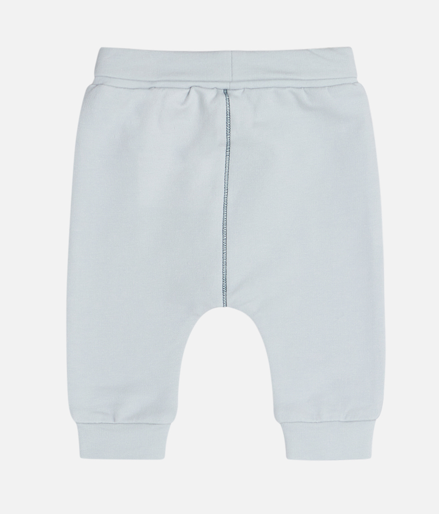 52898-baby-uni-gogo-hc-joggingbukser-1 Hust & Claire Gogo Baby Jersey Hose in Hellblau