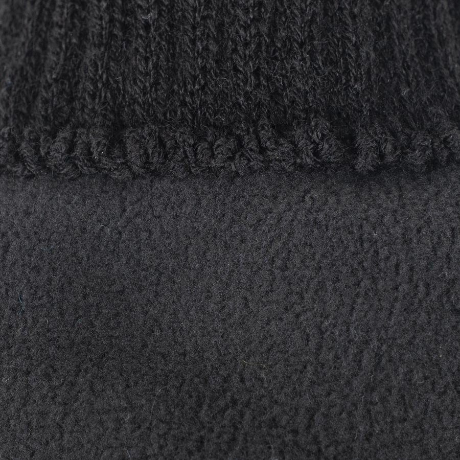Cabaia Handschuhe mit Fleece Futter CREAMY GIN - Schwarz