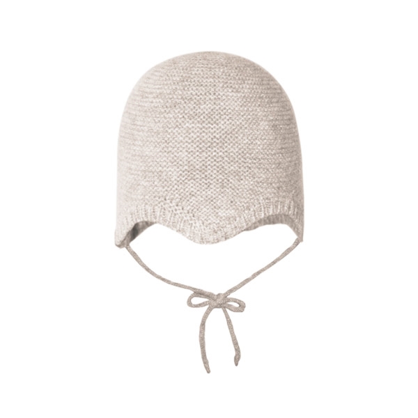 MP Denmark Cassidy Baby Cashmere Woll-Mütze in Sand Beige