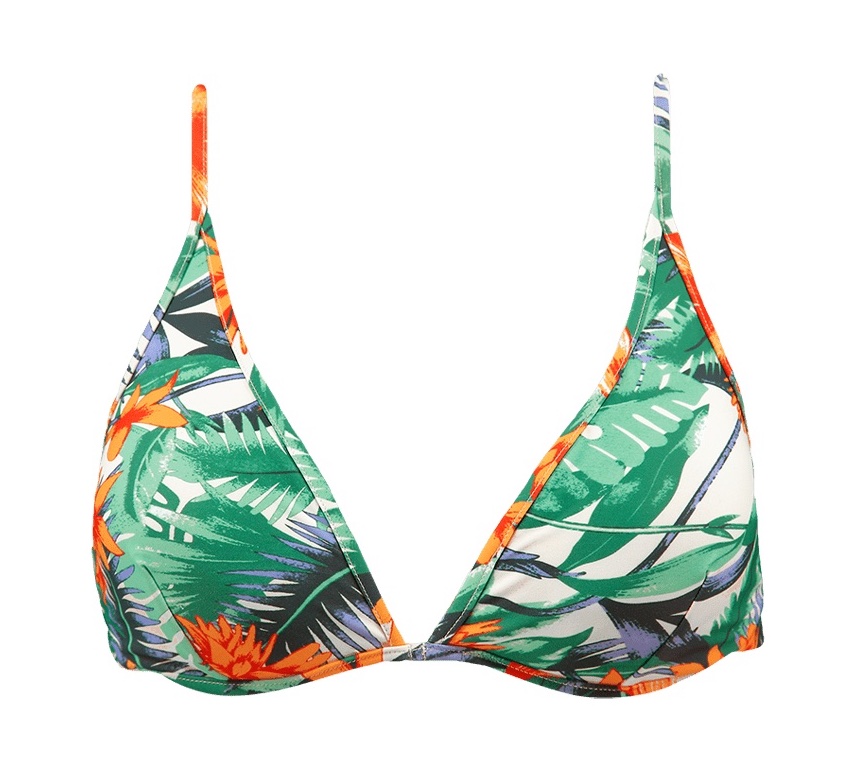 Barts Bikini Top - RURUTHU WIRE TRIANGLE in Grün & Orange - SALE