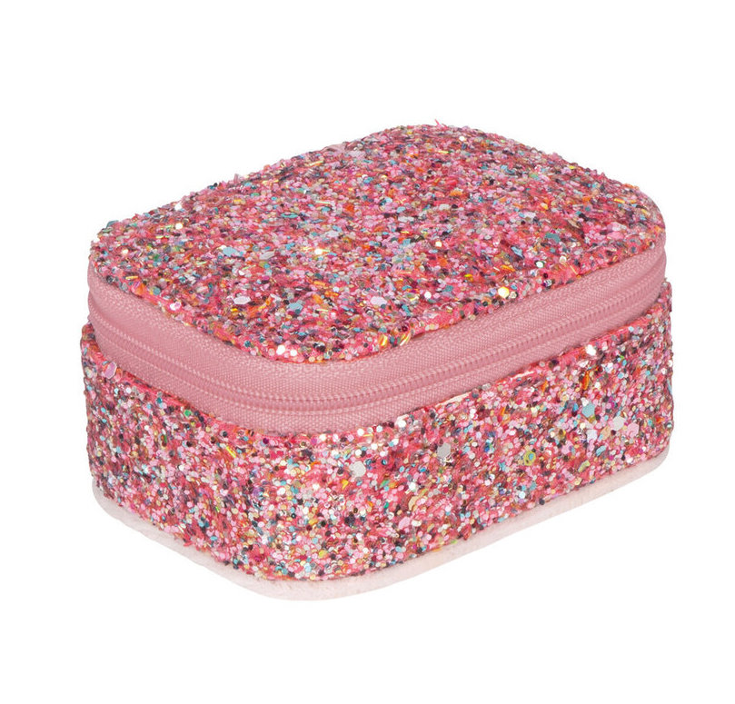 Rockahula Mini Schmuckschatulle Reise Schmuckkasten Confetti Glitzer Rockahula Mini Schmuckschatulle Reise Schmuckkasten Confetti Glitzer