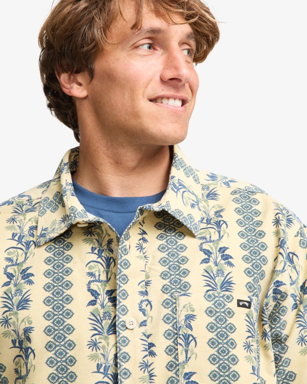 Billabong Solana Cord - Kurzärmliges Hemd für Männer - Hawaii Print