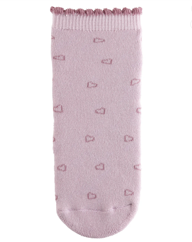 Sterntaler Fliesen Flitzer SOFT Herzen mit Anti-Rutsch-Sohle Stoppersocken in Zartrosa - Herzen
