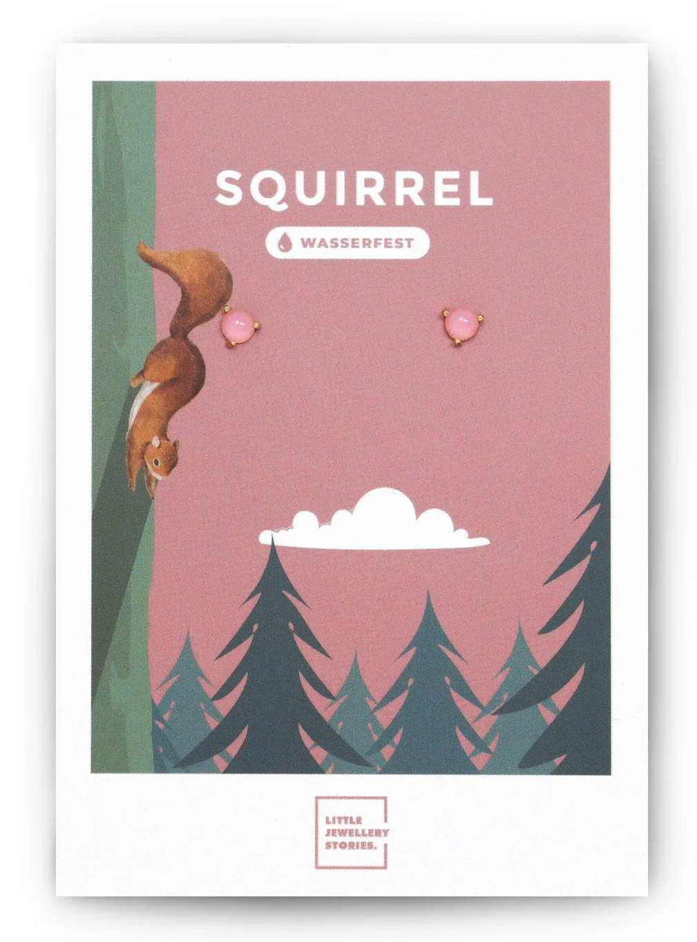 AIMI Ohrstecker Squirrel in Gold 