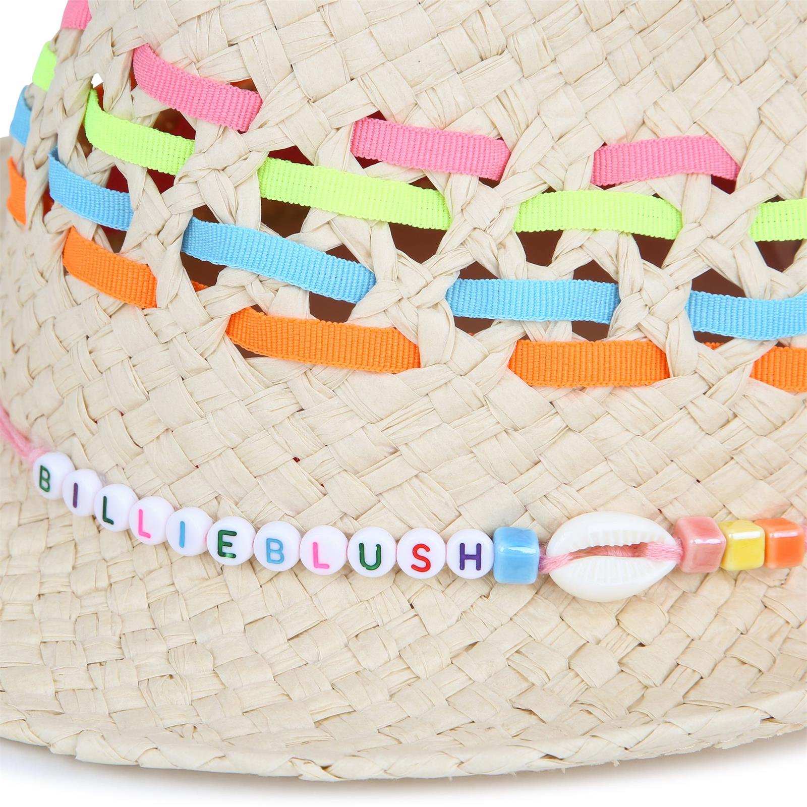 U20340_Z41_003 Billieblush Hut Natur mit Neon Farben