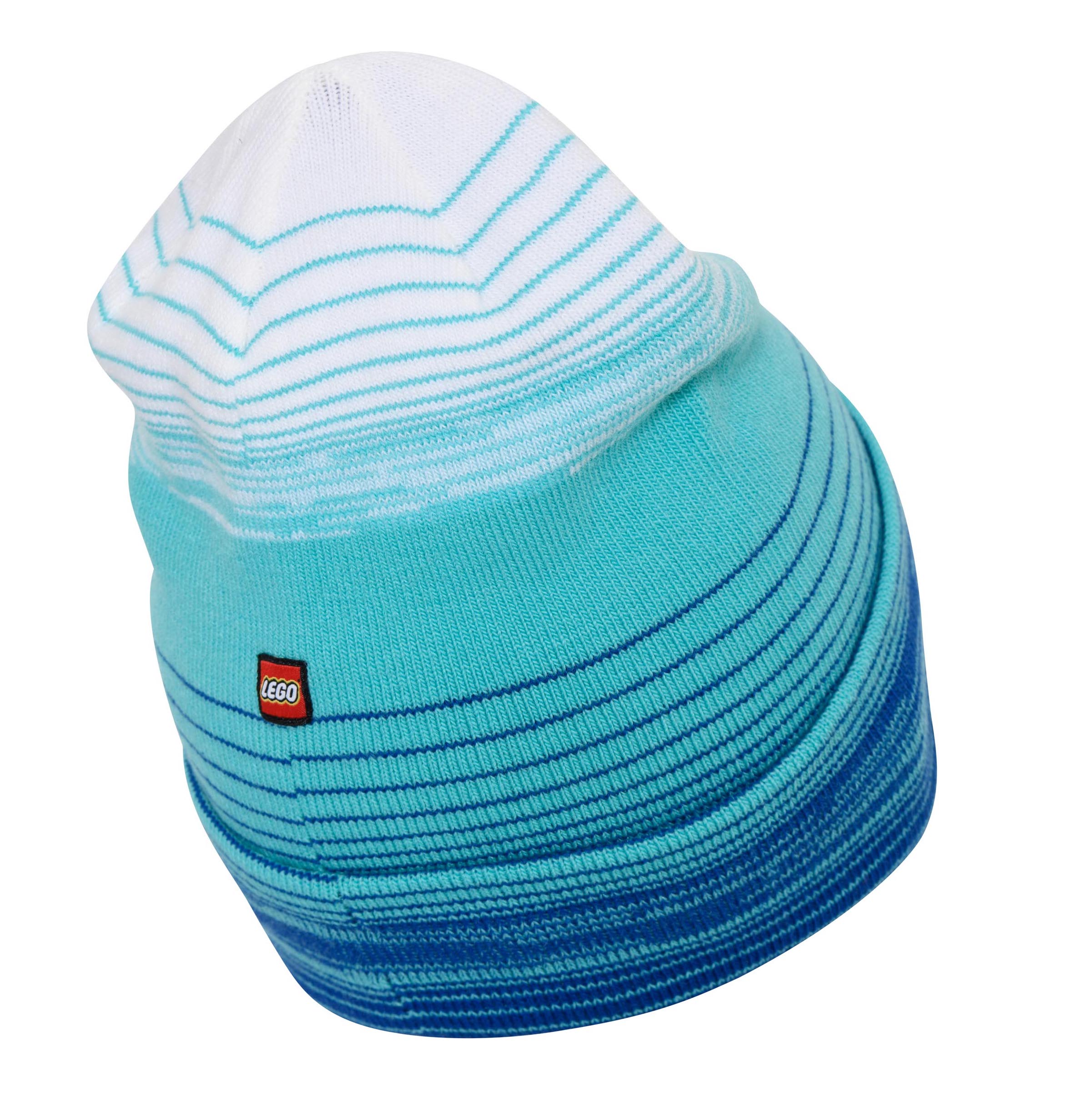 LEGO Mütze in Blau/Hellblau/Weiß