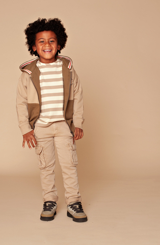 Babyface Stains & Stories Cargo Pant in Beige Braun Babyface Stains & Stories Cargo Pant in Beige Braun