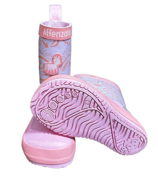 Affenzahn Gummistiefel Regenstiefel in Pink Vegan Plashy Einhorn Affenzahn Gummistiefel Regenstiefel in Pink Vegan Plashy Einhorn