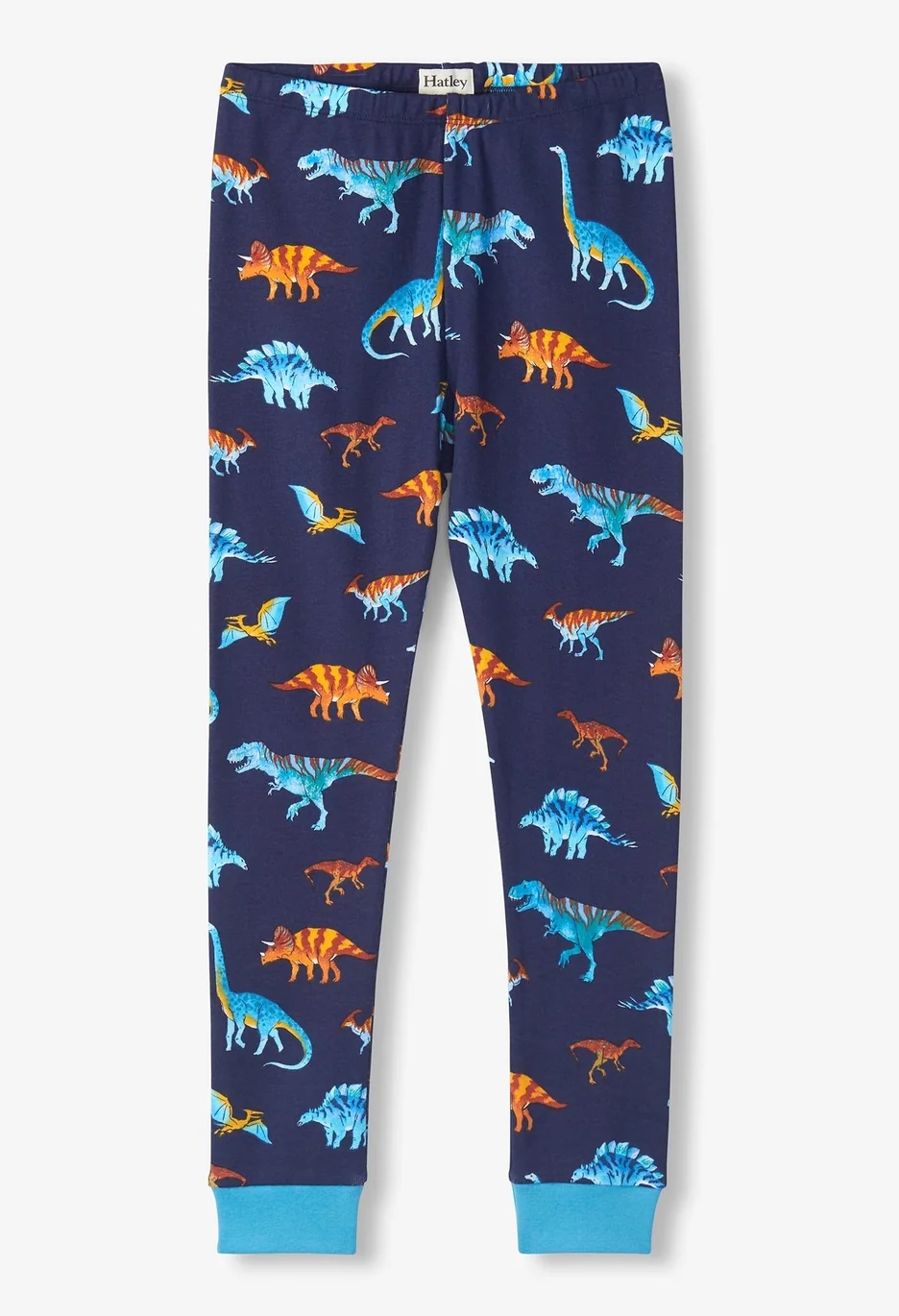 Hatley Langarm Pyjama in Blau - Colorful Dinos - Bunte Dinosaurier Hatley Langarm Pyjama in Blau - Colorful Dinos - Bunte Dinosaurier