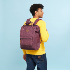 Cabaia Rucksack DELHI Large mit Laptop-Fach - Beerenrot
