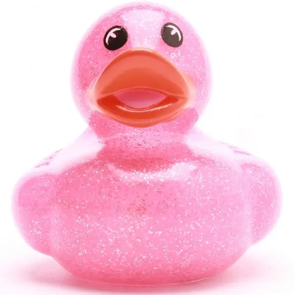 Lanco Duck - Glitzer Quietscheente - pink