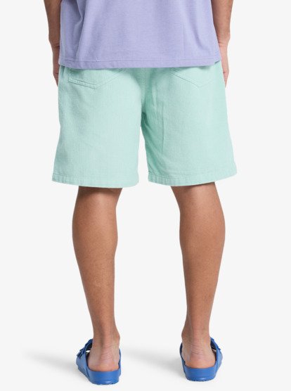 Quiksilver Taxer Cord - Kordshorts für Männer in Blue Haze