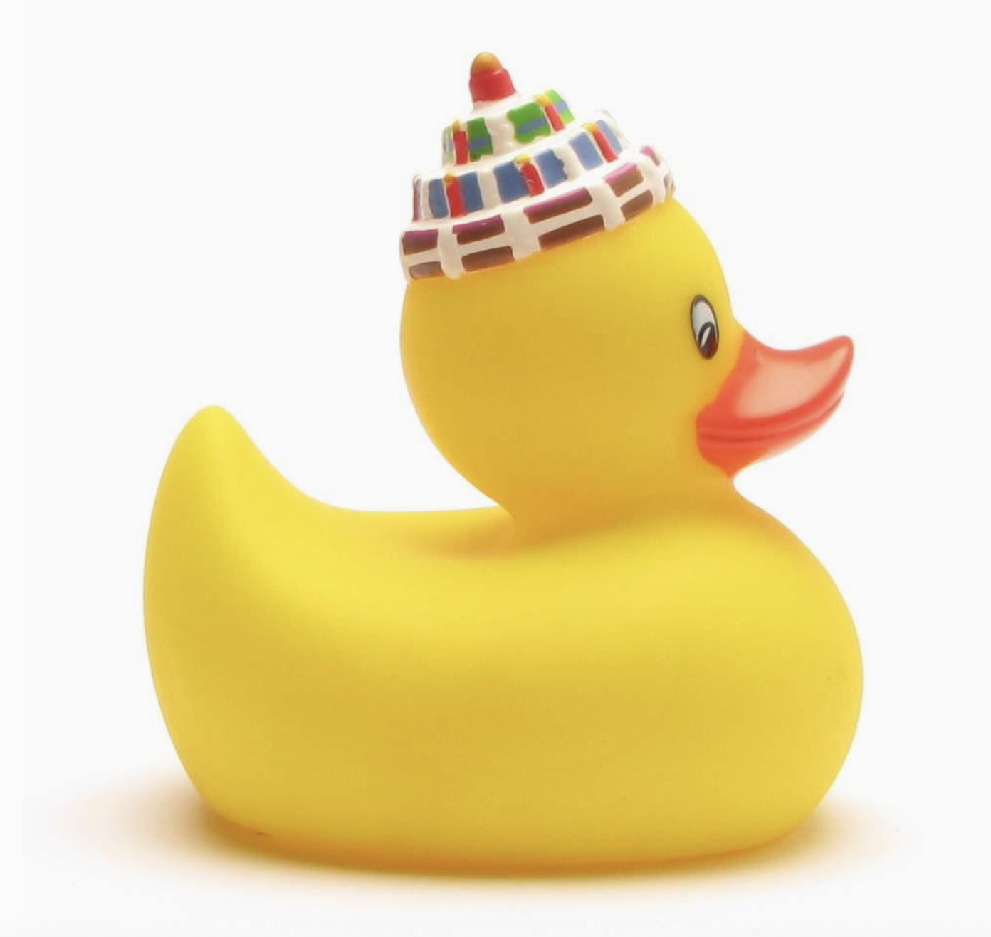 Lanco Happy Birthday Duck - Naturkautschuk Badeente - Happy Birthday