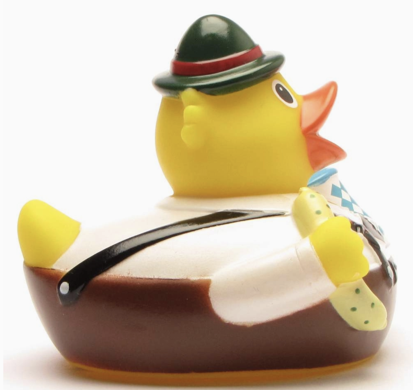 Lanco City Duck - Naturkautschuk Badeente - Bayer mit Weißwurst