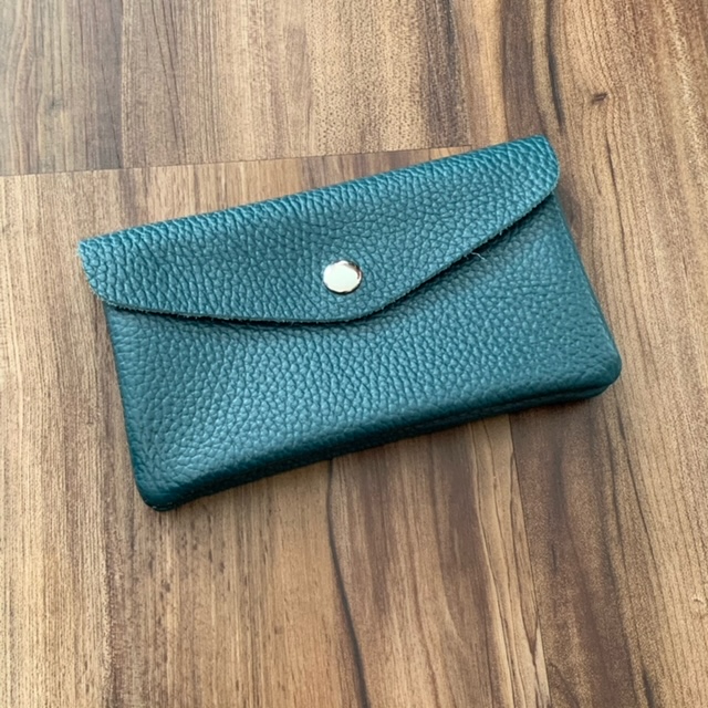 image34 Soft Leder Geldbeutel in Evergreen Grün