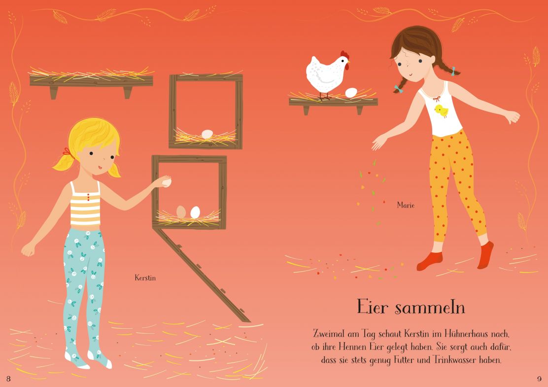 Usborne Mein erstes Anziehpuppen-Stickerbuch: Hannahs liebste Haustiere