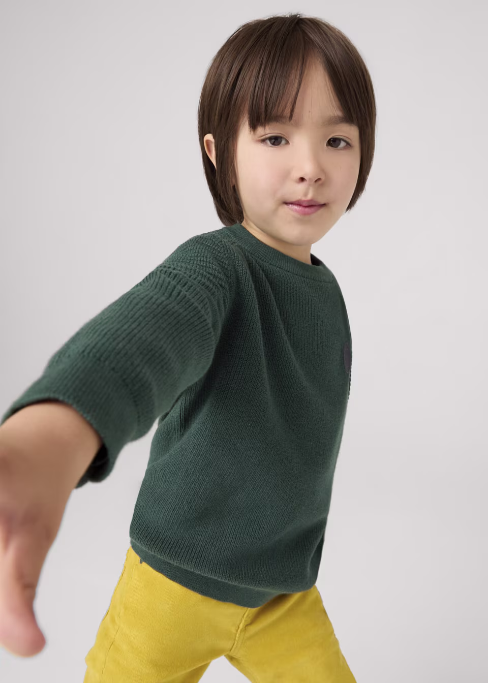 Mayoral Boys Strickpullover in Alpino Grün