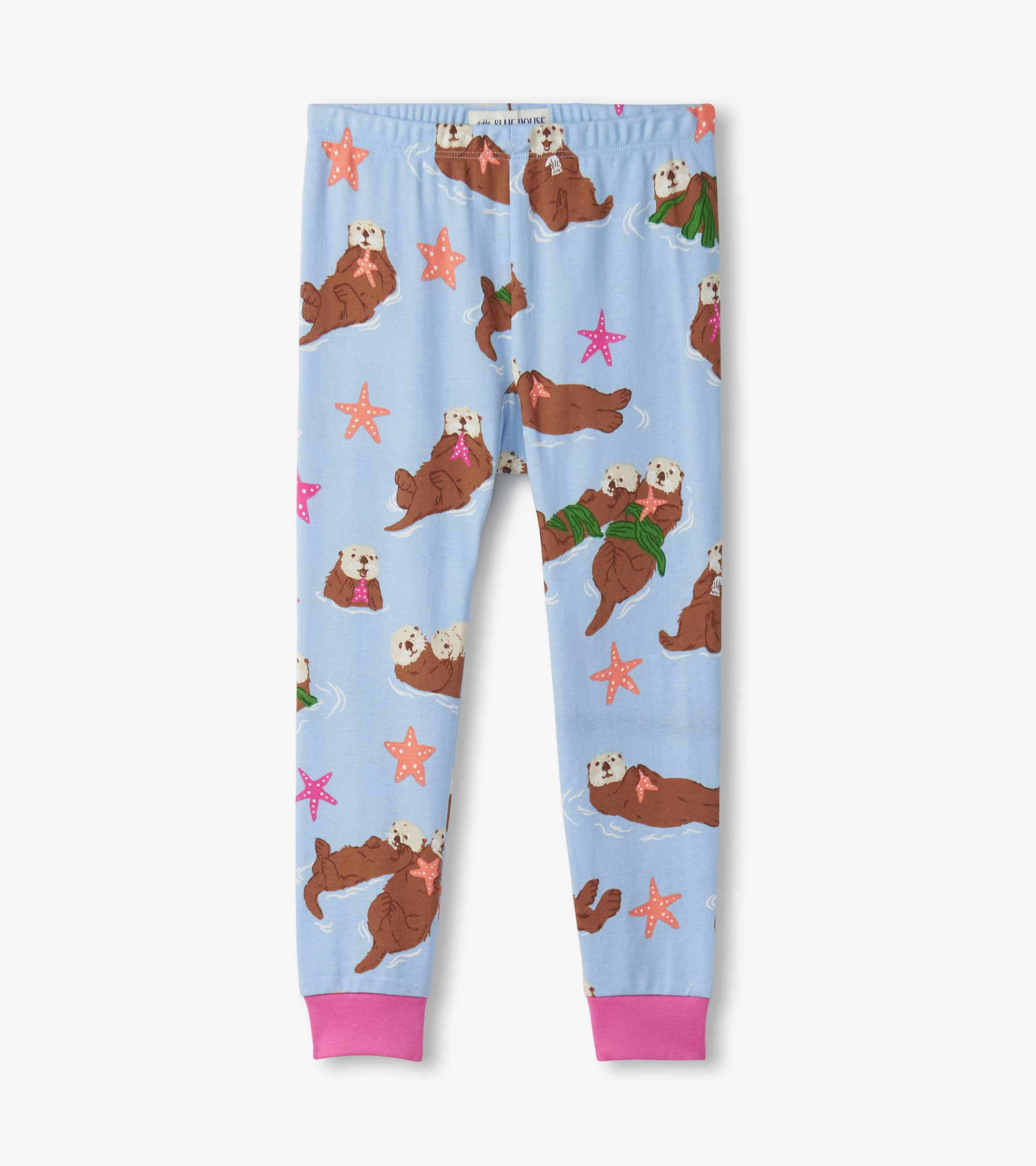 Little Blue House Pyjama Happy Otters 