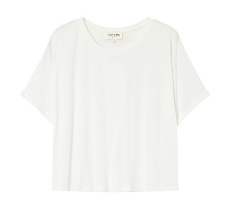 Grace & Mila Parma Modal T-Shirt in Ecru Grace & Mila Parma Modal T-Shirt in Ecru
