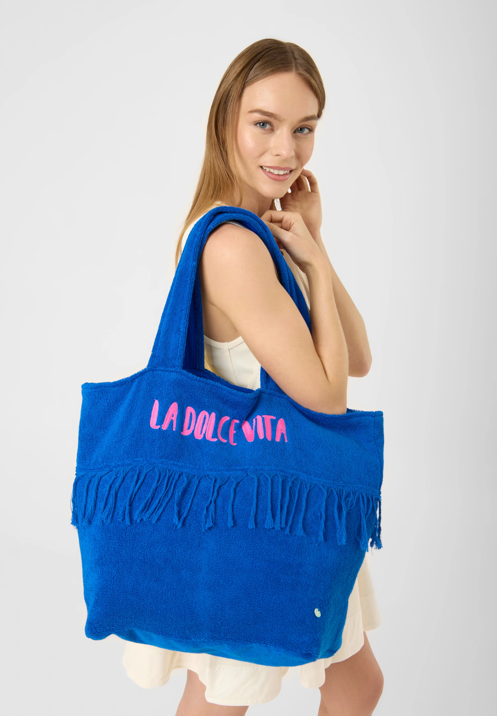 Codello Frottee Shopper Tasche - La Dolce Vita
