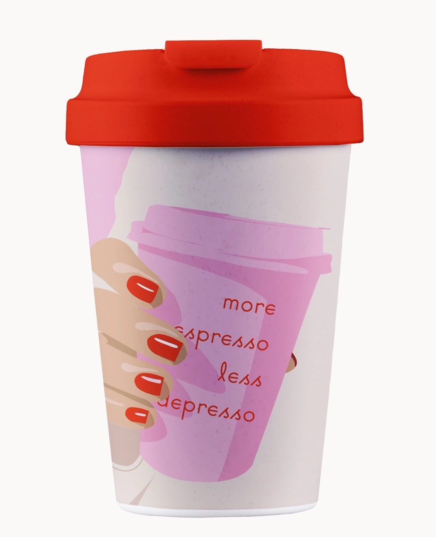 chic.mic bioloco Plant Easy Cup Kaffeebecher - More Espresso 