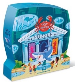 569A6CD59A3D3D5215A2229132AC71A2362E553F6DuJp7JXD1OCN Crocodile Creek Puzzle - Day at the Museum & Aquarium - 48 Teile