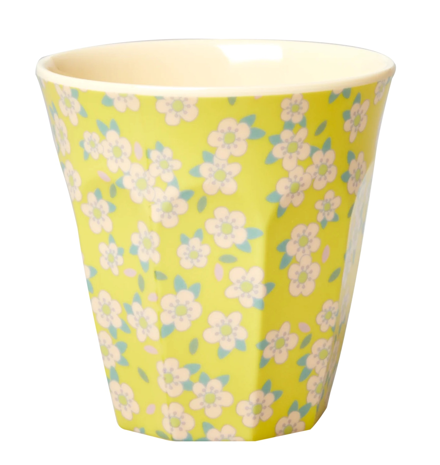 MELCU-SMFLXCY_1_1800x1800-Kopie RICE Melamin Becher mit süßen Blümchen - Gelb