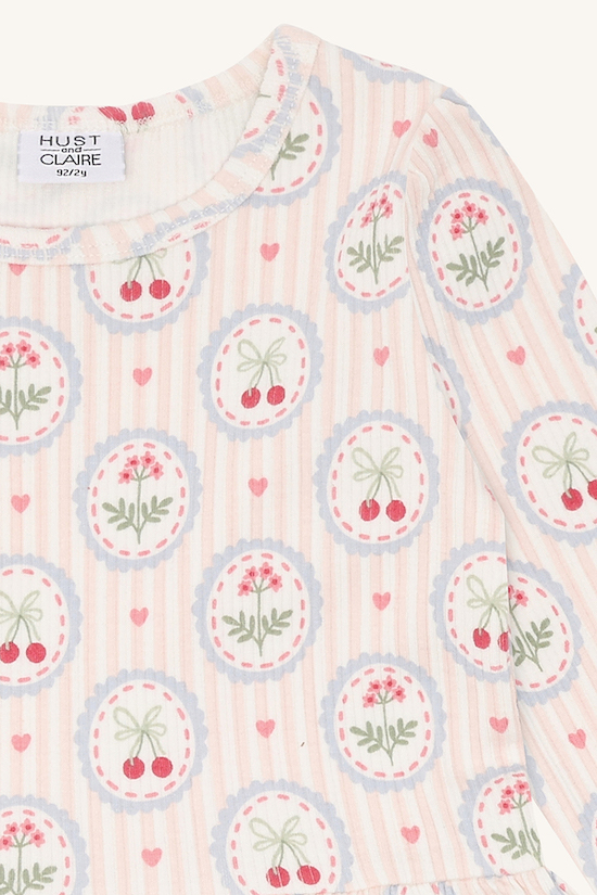 Hust & Claire Jersey Kleid Donna Frame - Blumen & Kirsche Hust & Claire Jersey Kleid Donna Frame - Blumen & Kirsche