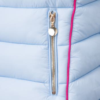 Moo`ilo Damen Weste in Hellblau mit Pink Futter - SALE