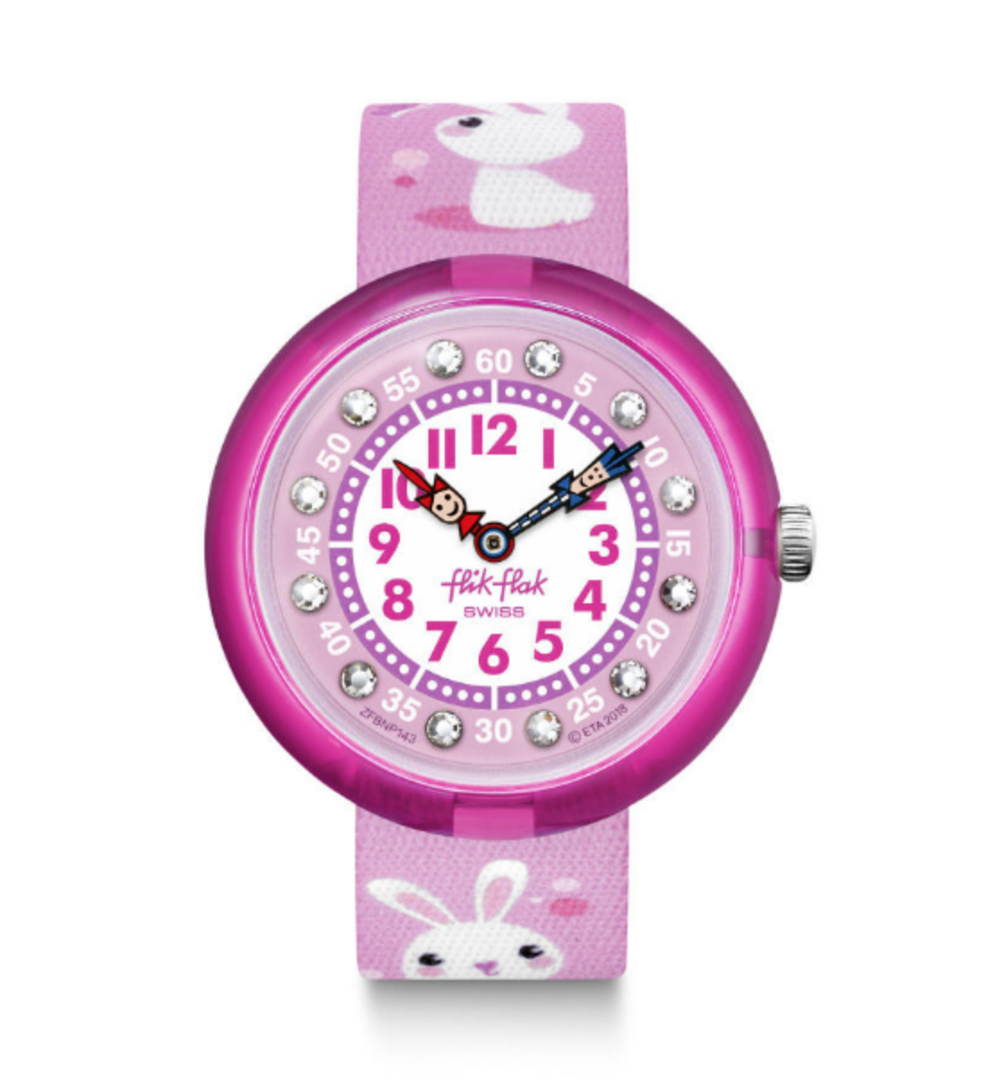 Flik Flak Uhr Kinderuhr SO CUTE - Kanninchen
