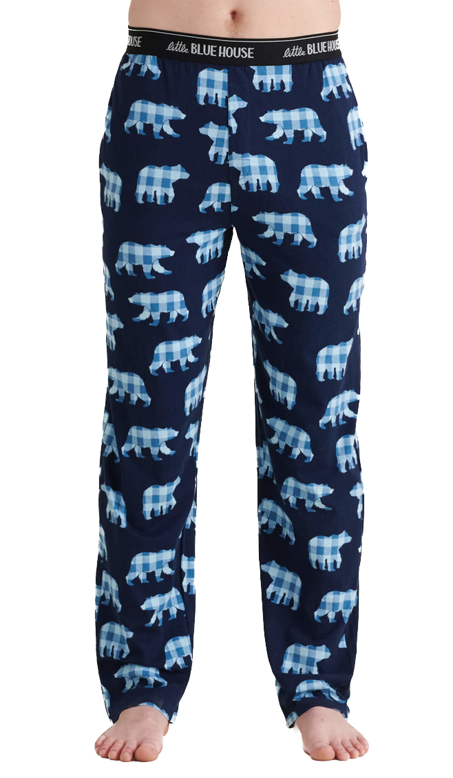 Little Blue House Pyjama Hose für Herren - Lounge Pants - Papa Bear Little Blue House Pyjama Hose für Herren - Lounge Pants - Papa Bear