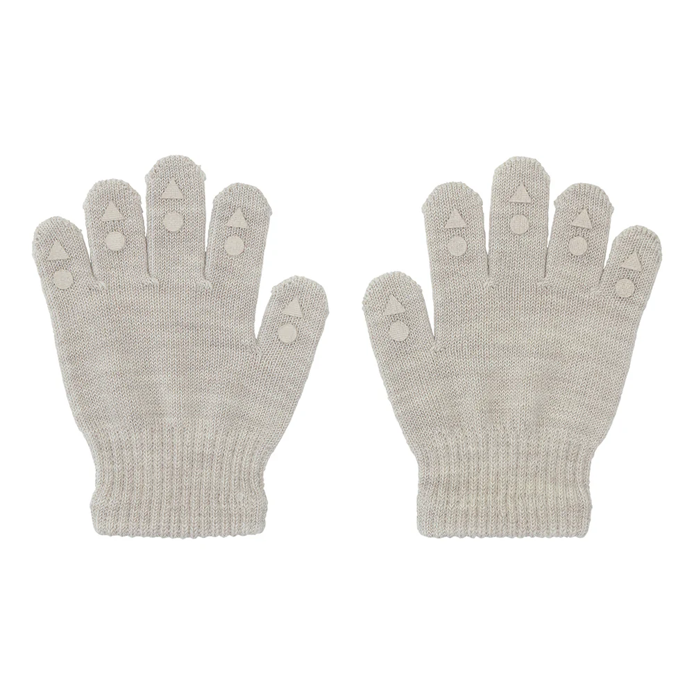 GoBabyGo Fingerhandschuhe Merinowolle - Sand Beige GoBabyGo Fingerhandschuhe Merinowolle - Sand Beige