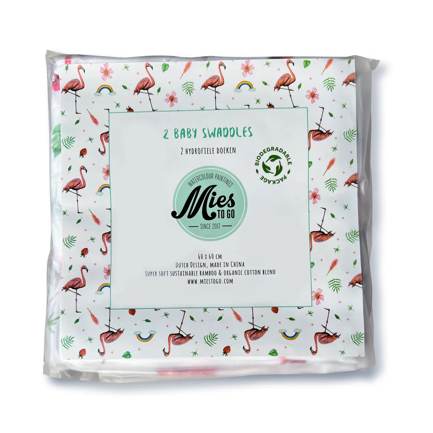 a6403f61474d6582c2d874b495be2583c802c384a4a535601288d3a72bb629b6-jpeg Mies to go Muslin Swaddle Tuch - Flamingo - 2er-Pack 60x60