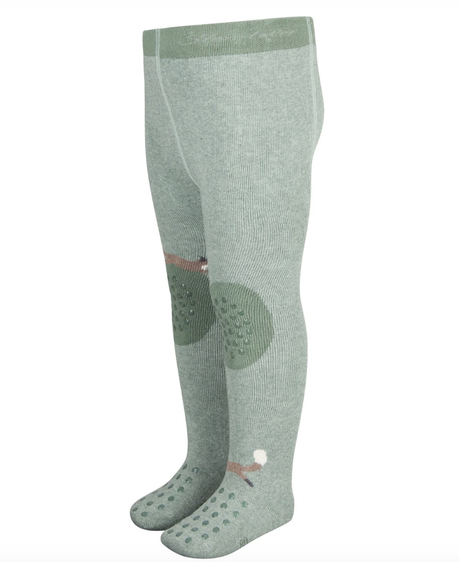 Sterntaler Krabbelstrumpfhose Frottee mit Po-Motiv - Wald