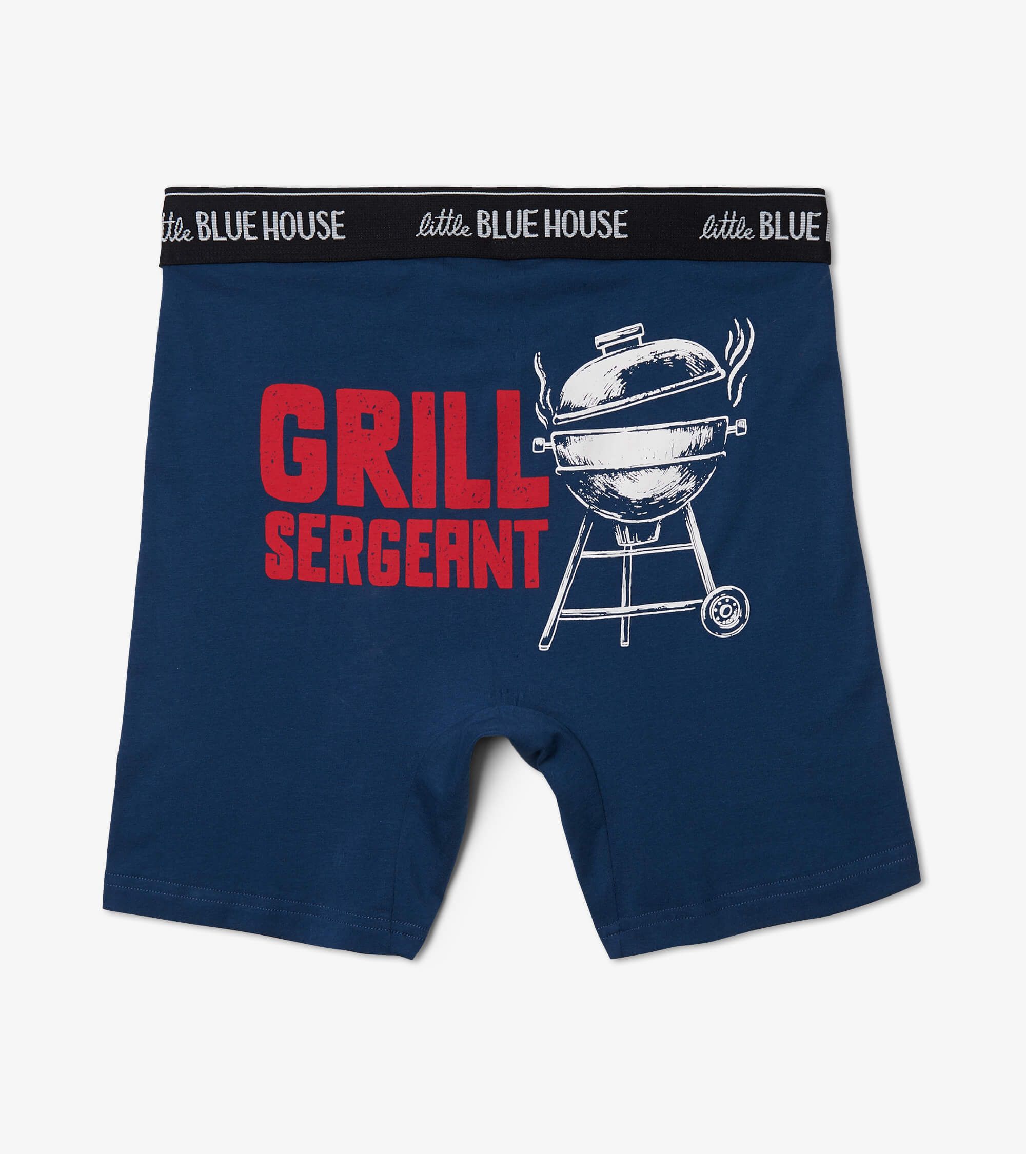 Little Blue House Boxer Short Unterhose - Grill Sergeant