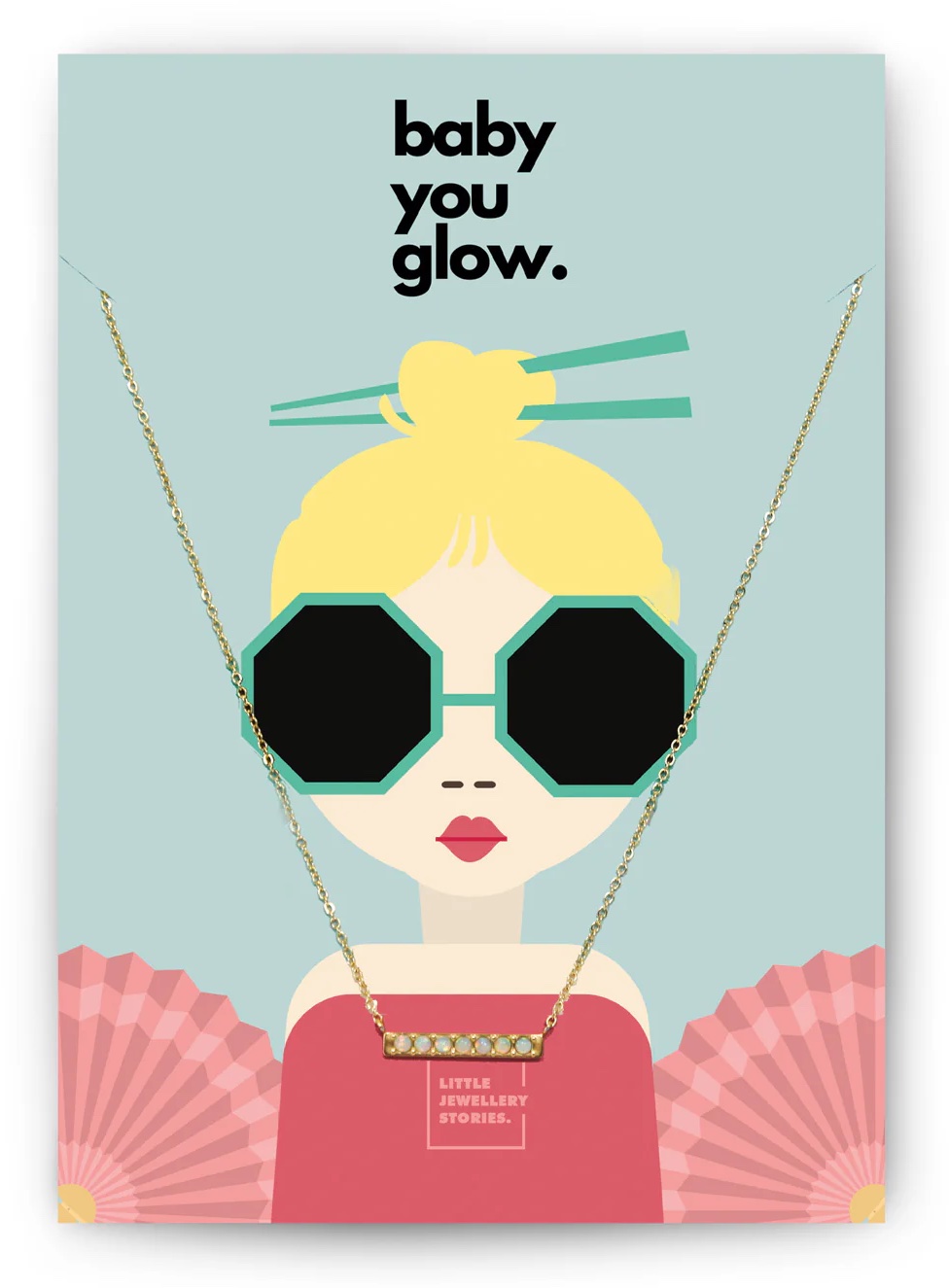 AIMI Halskette Godess Glow in Gold