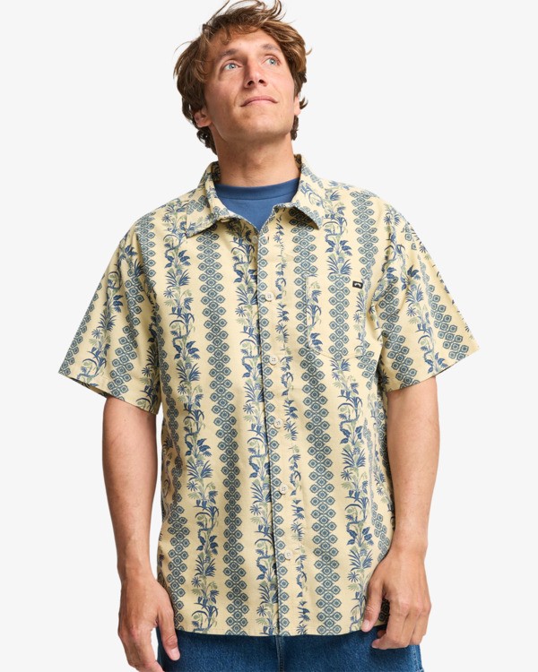 Billabong Solana Cord - Kurzärmliges Hemd für Männer - Hawaii Print