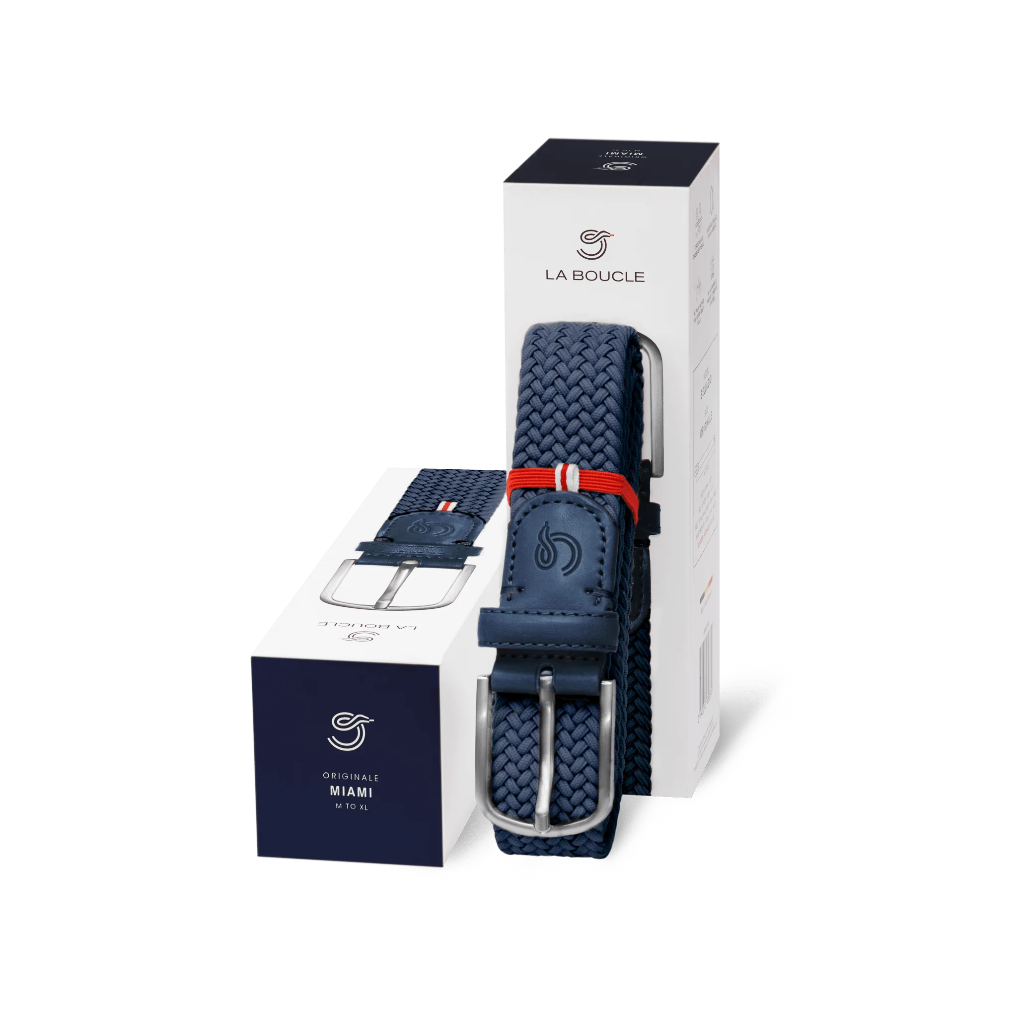 La Boucle Miami MONO Dark Blue Stretch Gürtel Dunkelblau La Boucle Miami MONO Dark Blue Stretch Gürtel Dunkelblau