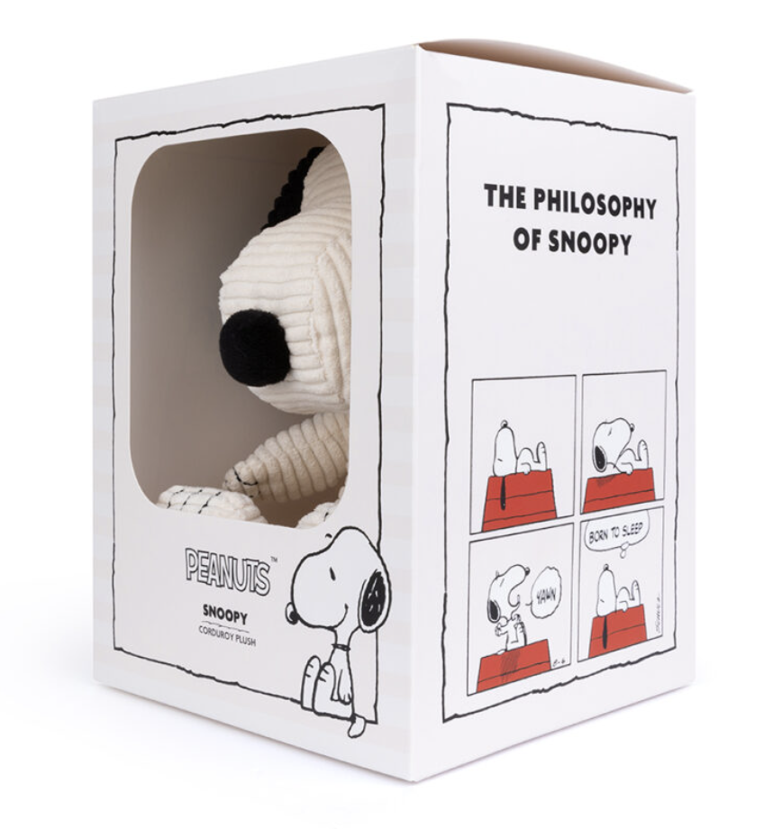 Bon Bon Toys Snoopy aus Kord in Cream - in Geschenkbox
